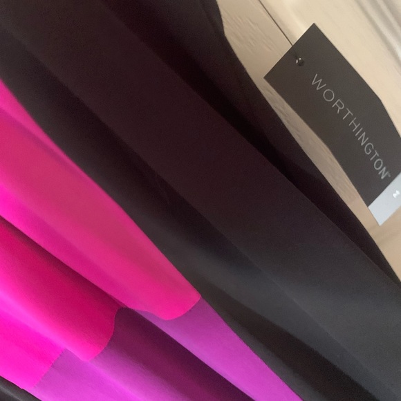 Worthington stretchy color block dress Medium NWT - Picture 6 of 8